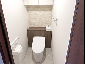 トイレリフォーム清潔感と収納力を両立させたおしゃれなトイレ