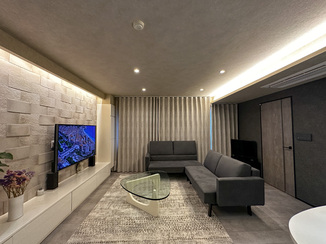 マンションリフォーム 空間演出と心地よさにこだわった、ラグジュアリーなお部屋